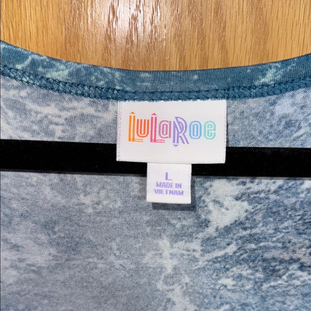 LuLaRoe Blue Tie-Dye Sleeveless Sundress with pockets - Picture 2 of 4